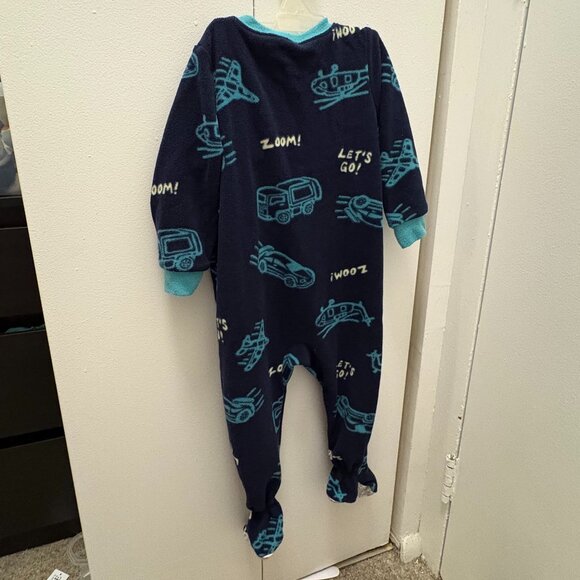 Carter's 18-month Boys Fleece Footsie Pajamas - Picture 2 of 2